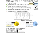 PRO IceLights 50-90cm x 2m ExConnect31,outdoor IP44 31V 114 LEDs, inkl. 2 Switcher