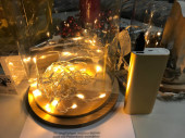USB-Lichterkette 20 LEDs warmweiss, indoor Kabel transp.,...