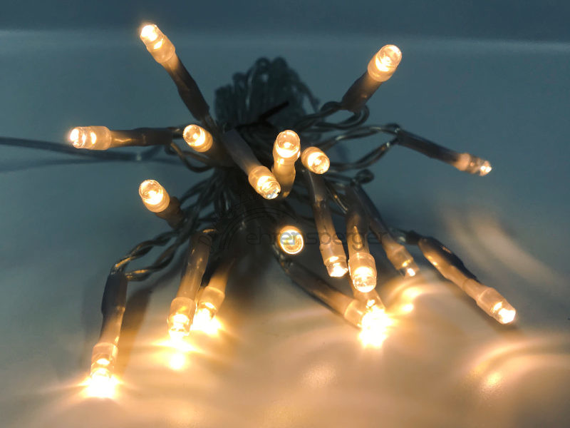 Lichterkette 4m 20 LEDs ww IP44 outdoor, Kabel transp. 5mm LEDs, inkl, sFr. 11,50