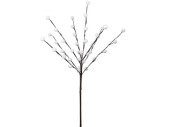 Lichtzweig Baumwollkugeln warm/kaltweiss gemischt 90cm für Innen, 3.8m, 40 LEDs, inkl. Netzteil