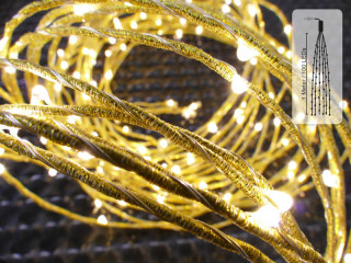 LED LV ExBranch gold 100 warmweiss, L 1m 100 LEDs 10 Stränge, nur für Innen IP20, ohne Netzteil