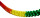 Papiergirlande bunt Ø 25cm 10m lang, schwer entflammbar
