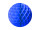 Wabenball blau Ø 30cm Papier, schwer entflammbar