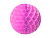 boule alvéolée rose Ø 30cm, papier,...