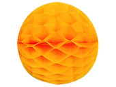 Wabenball orange Ø 30cm Papier, schwer entflammbar