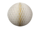 honeycomb ball white Ø 30cm, paper, flame-retardant