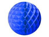 Wabenball blau Ø 40cm Papier, schwer entflammbar