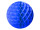 Wabenball blau Ø 40cm Papier, schwer entflammbar