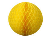 Wabenball gelb Ø 40cm Papier, schwer entflammbar