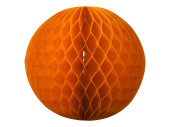 Wabenball orange Ø 40cm Papier, schwer entflammbar