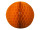 Wabenball orange Ø 40cm Papier, schwer entflammbar