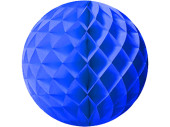 Wabenball blau Ø 50cm Papier, schwer entflammbar