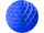 Wabenball blau Ø 50cm Papier, schwer entflammbar