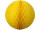 honeycomb ball yellow Ø 50cm, paper, flame-retardant