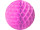 Wabenball pink Ø 50cm Papier, schwer entflammbar