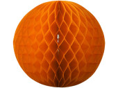 Wabenball orange Ø 50cm Papier, schwer entflammbar