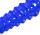 Papiergirlande blau Ø 15cm 4m lang, schwer entflammbar