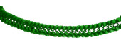 Papiergirlande grün Ø 15cm 4m lang, schwer...