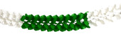 Papiergirlande grün/weiss Ø15cm, 4m,schwer...