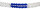 Papiergirlande blau/weiss Ø15cm, 4m,schwer entflammbar