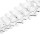 Papiergirlande gross weiss Ø25cm,10m,schwer entflammbar
