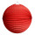 Lampion Papier rot Ø 30cm schwer entflammbar