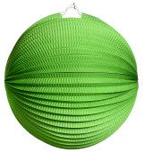 Lampion Papier grün Ø 30cm schwer entflammbar
