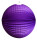 Lampion Papier violett Ø 30cm schwer entflammbar