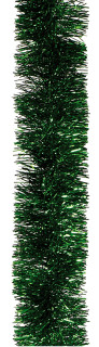 Rundschnittgirlande grün-metallic 4m lang x Ø 10cm