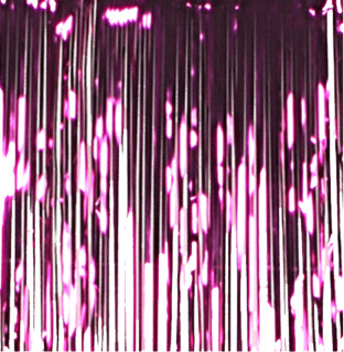 Fransenvorhang cerise 1m breit (2x50cm) x 2m hoch