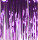 Fransenvorhang lila 1m breit (2x50cm) x 2m hoch