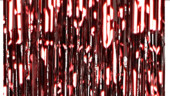 Fransenborte rot 10m breit x 50cm hoch Folie