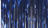 Fransenborte blau 10m breit x 50cm hoch Folie