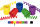serpentins Jumbo jaunes 1 rouleau = 5 pcs. à 14mm x 15m