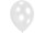ballons 95/105cm de circonférence, 100 pièces, blanc