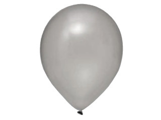 Luftballon Metallic silber 90-100cm Umfang 100 St./Btl.
