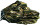 Glanzstoff Avenue gold 112cm breit Rückseite schw. schwarzer Rand ca. 2 x 2 cm