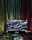 Tissu brillant Avenue argent l 112cm, envers noir, bordure noire env. 2cm