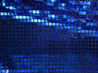 Stoff Pailletten royalblau B 112cm Polyester