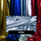 Tafetta/Organza beids.silber B 150cm Lurex-Stoff