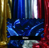Tafetta/Organza beids. blau 150cm breit Lurex-Stoff