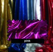 Tafetta/Organza beids. pink 150cm breit Lurex-Stoff