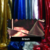 Taffeta/Organza double-sided brown w 150cm Lurex fabric