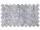 Crushed velvet silver w 150cm 100% polyester