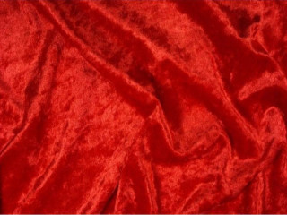 Panne Samt Velour rot B 150cm 100% Polyester