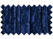 Panne Samt Velour dunkelblau 150cm breit 100% Polyester