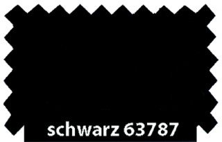 Trilobe Stoff schwarz 145cm breit Polyamid