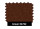 Power Stretch marron l 150cm 100 % polyester