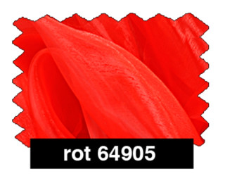 Chiffon Souplesse rot B 150cm schw.entflammbar