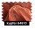 Chiffon Souplesse copper w 150cm flame-retardant
